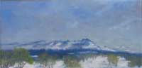 Snow Dusted Hills painting by Copper Love