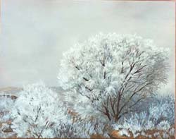 West Texas ice storm painting by Copper Love